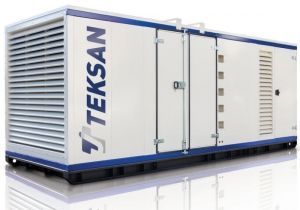 Дизельный генератор TEKSAN TJ750BD5C в кожухе  промышленный фото