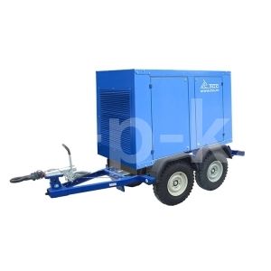 Дизельный генератор ТСС АД-100С-Т400-1РМ19 в погодозащитном кожухе на прицепе (двиг. TSS Diesel TDK 110 6LT) 022854 Дизельный генератор ТСС АД-100С-Т400-1РМ19 в погодозащитном кожухе на прицепе (двиг. TSS Diesel TDK 110 6LT) 022854 фото