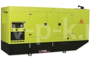 Дизельный генератор PRAMAC GSW510DO 3-фазный в кожухе  фото