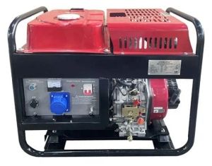 Дизельный генератор Амперос LDG6500E стартер  Дизельный генератор Амперос LDG6500E стартер  фото