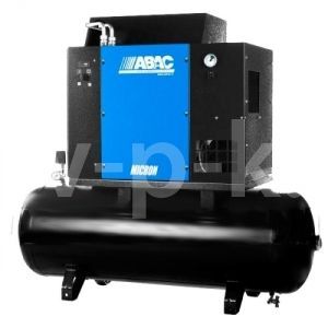 Винтовой компрессор ABAC MICRON.E 3 - 200 8 с ресивером Винтовой компрессор ABAC MICRON.E 3 - 200 8 с ресивером фото