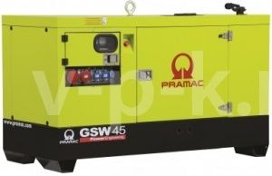 Дизельный генератор PRAMAC GSW 45 Y 3-фазный в кожухе (альт.Mecc Alte ECP32-3S/4)  Дизельный генератор PRAMAC GSW 45 Y 3-фазный в кожухе (альт.Mecc Alte ECP32-3S/4)  фото