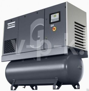 Винтовой компрессор Atlas Copco GA 5 10 P с ресивером фото