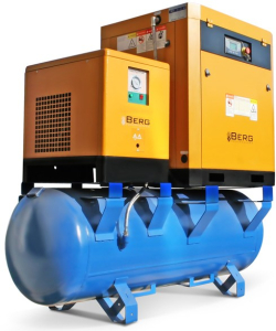 Винтовой компрессор Berg ВК-18.5РО-500 7 (IP54) с ресивером Винтовой компрессор Berg ВК-18.5РО-500 7 (IP54) с ресивером фото