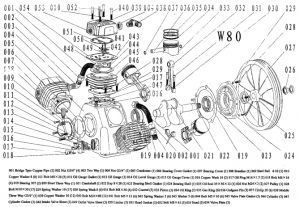R 024W80 Крышка подшипника W80 для w80 R 024W80 Крышка подшипника W80 для w80