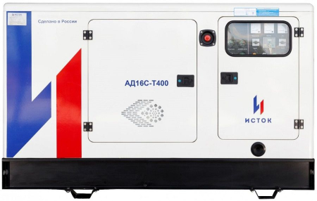 Дизельный генератор  АД16С-Т400-РПМ15 в кожухе