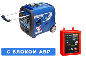 Бензиновый генератор ТСС SGG 4000ESi с блоком АВР 111110 портативный фото