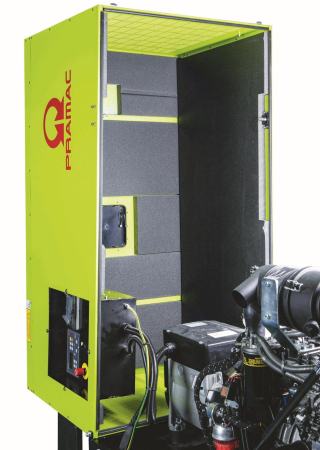 Дизельный генератор  GBW15P 1-фазный в кожухе