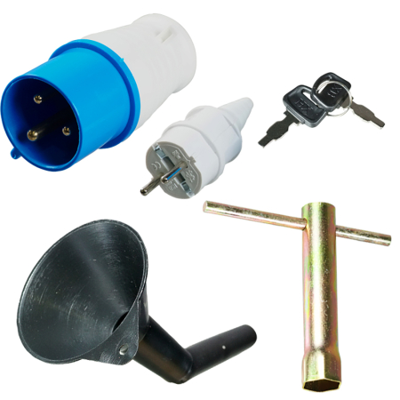 Бензиновый генератор  PRG 6000 ES + Комплект колес и ручек для генераторов в ПОДАРОК