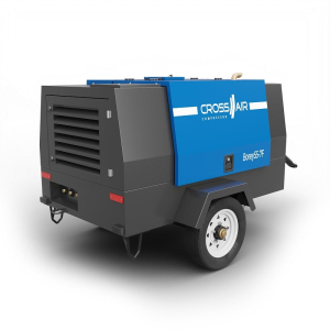 Винтовой компрессор CrossAir Borey55-7F передвижной фото