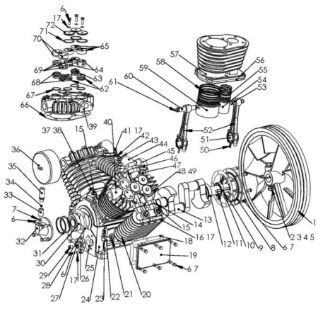 R 11122004 (21126004) Шайба D.35 мм (медная) LT100 для lt100