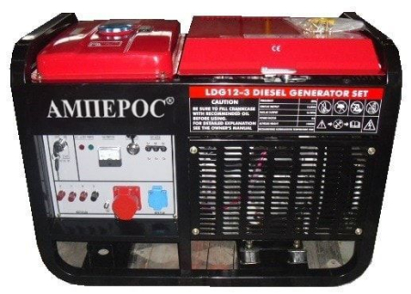 Дизельный генератор Leega LDG12-3 E стартер с АВР