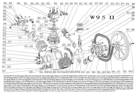 R 014W95II Прокладка плиты клапанной ВД W95II для w95-10 (10 бар)