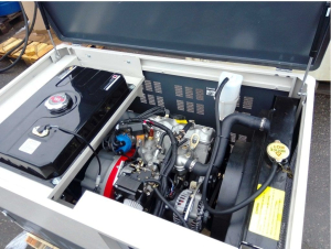 Бензиновый генератор Амперос LT25000E-3 стартер в кожухе  (с автозапуском) Бензиновый генератор Амперос LT25000E-3 стартер в кожухе  (с автозапуском) фото