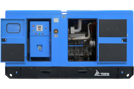 Дизельный генератор  ЭД-150-Т400 с АВР в шумозащитном кожухе на прицепе