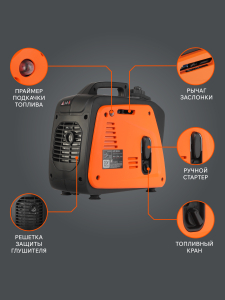 Бензиновый генератор PATRIOT GP 1000 i 474101025 фото